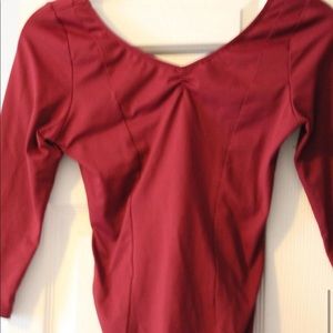 3/4 sleeve leotard